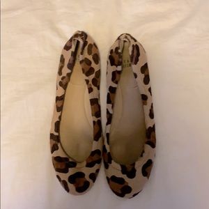 Stuart Weitzman leopard ballet flats